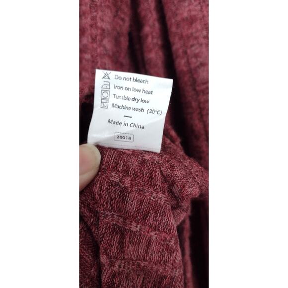 OFEEFAN Womens Lagenlook Mauve Pullover Sweater Polyester Rayon Spandex XXL - Picture 10 of 13